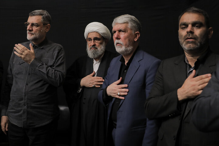 مراسم عزاداری شام شهادت حضرت زهرا(س) با حضور رهبر انقلاب