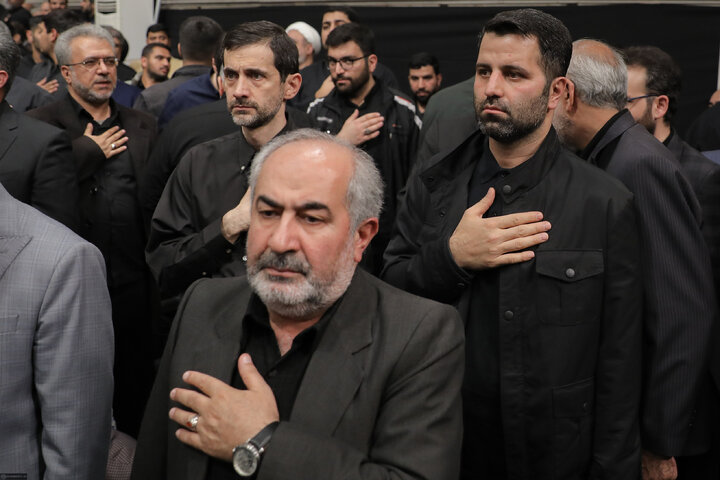 مراسم عزاداری شام شهادت حضرت زهرا(س) با حضور رهبر انقلاب