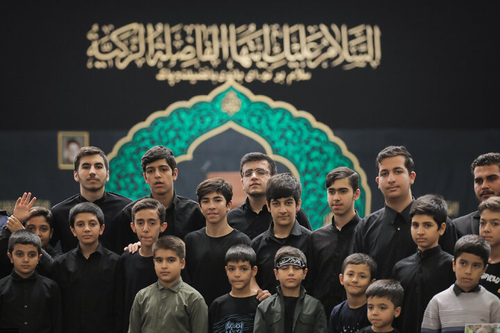 مراسم عزاداری شام شهادت حضرت زهرا(س) با حضور رهبر انقلاب