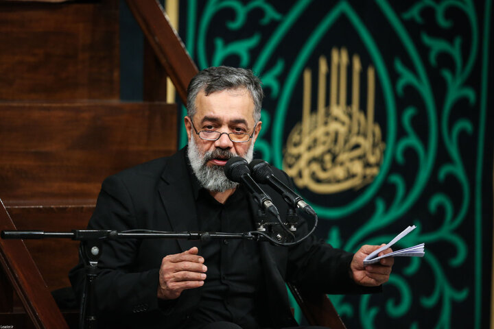 مراسم عزاداری شام شهادت حضرت زهرا(س) با حضور رهبر انقلاب