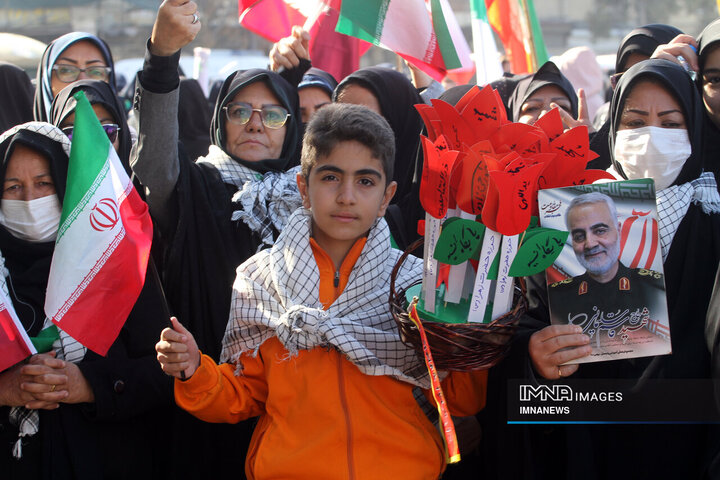 اجتماع بزرگ بسیجیان استان همدان