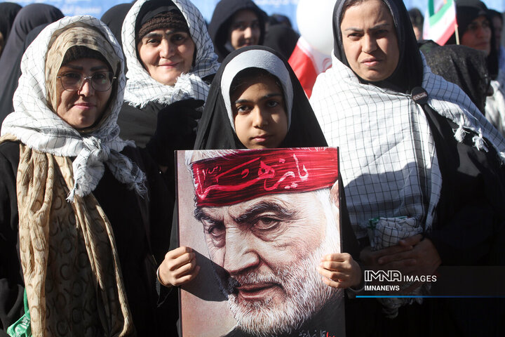 اجتماع بزرگ بسیجیان استان همدان