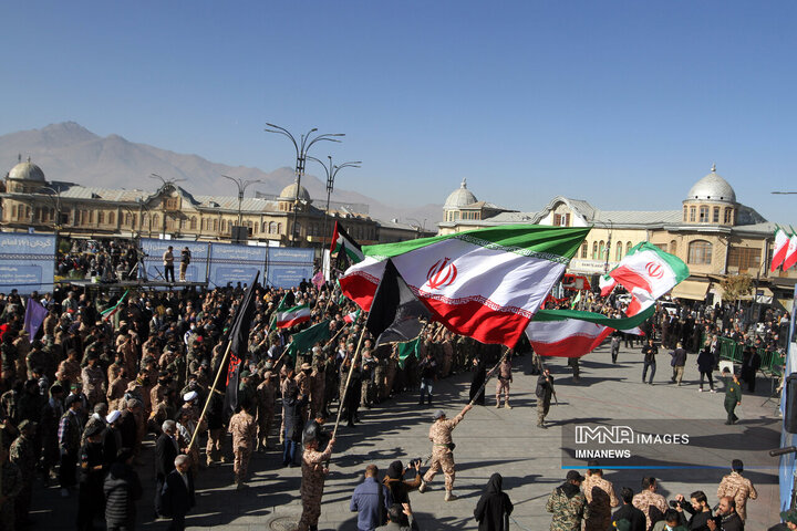 اجتماع بزرگ بسیجیان استان همدان