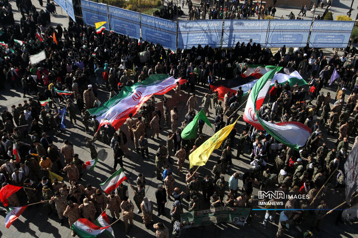 اجتماع بزرگ بسیجیان استان همدان