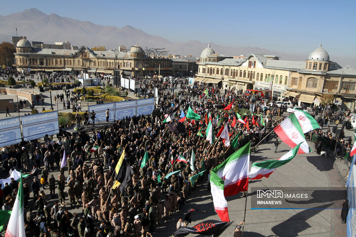 اجتماع بزرگ بسیجیان استان همدان