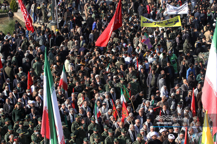 اجتماع بزرگ بسیجیان استان همدان