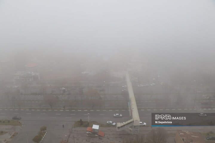 تبریز در وضعیت قرمز؛ شهر زیر غبار آلودگی
