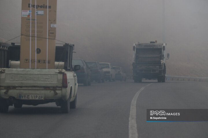 تبریز در وضعیت قرمز؛ شهر زیر غبار آلودگی