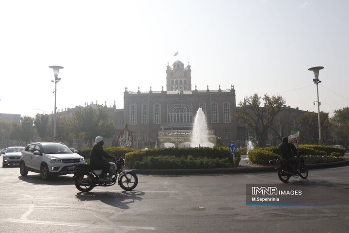 تبریز در وضعیت قرمز؛ شهر زیر غبار آلودگی