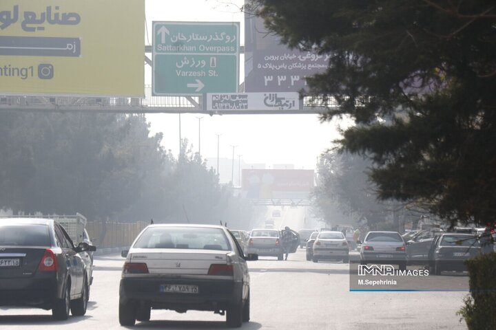 تبریز در وضعیت قرمز؛ شهر زیر غبار آلودگی