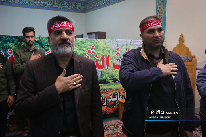 تشییع شهید گمنام در پایانه مسافربری کاوه