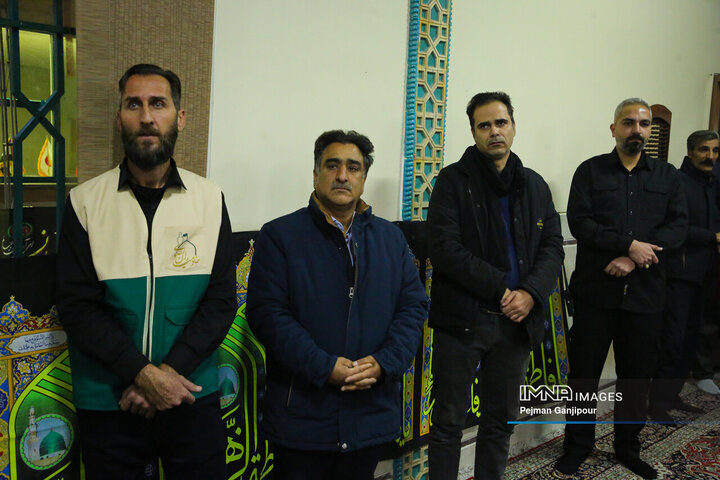 تشییع شهید گمنام در پایانه مسافربری کاوه