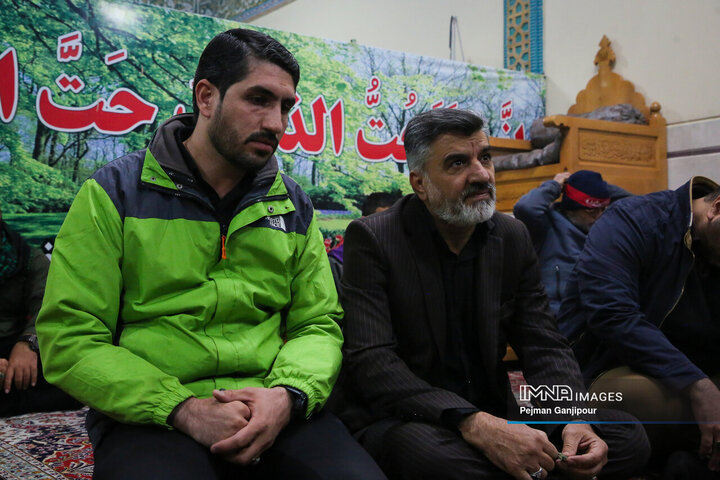 تشییع شهید گمنام در پایانه مسافربری کاوه