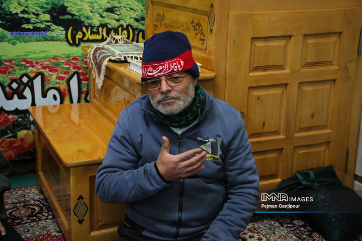 تشییع شهید گمنام در پایانه مسافربری کاوه