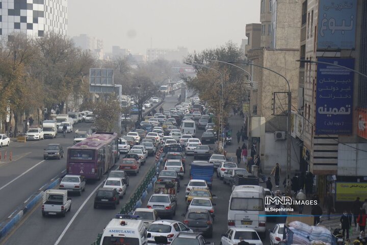 تبریز در وضعیت قرمز؛ شهر زیر غبار آلودگی