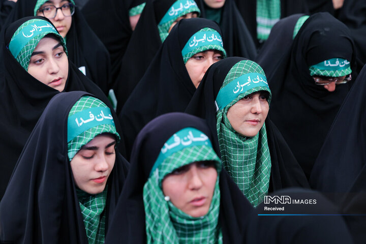 مراسم روز بسیج در حسینیه امام خمینی(ره)