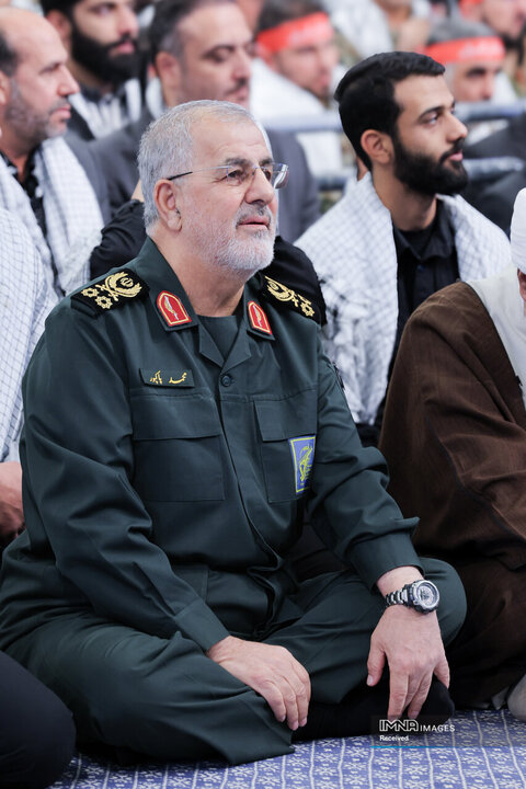 مراسم روز بسیج در حسینیه امام خمینی(ره)