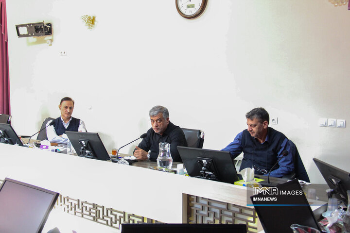 دیدار اعضای شورای شهر اصفهان با فرماندهان نواحی مقاومت بسیج