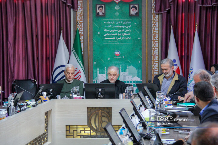 دیدار اعضای شورای شهر اصفهان با فرماندهان نواحی مقاومت بسیج