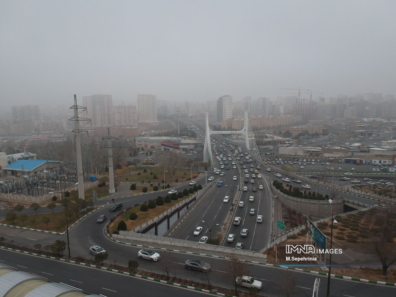 تبریز در وضعیت قرمز؛ شهر زیر غبار آلودگی