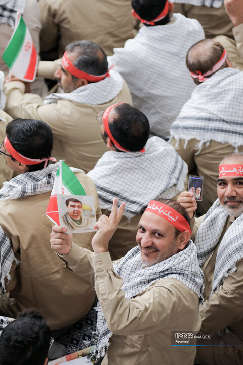 مراسم روز بسیج در حسینیه امام خمینی(ره)