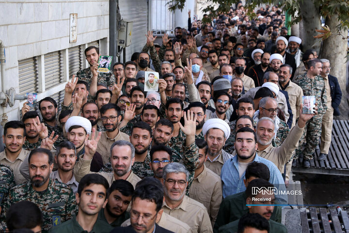 مراسم روز بسیج در حسینیه امام خمینی(ره)