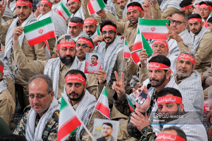 مراسم روز بسیج در حسینیه امام خمینی(ره)