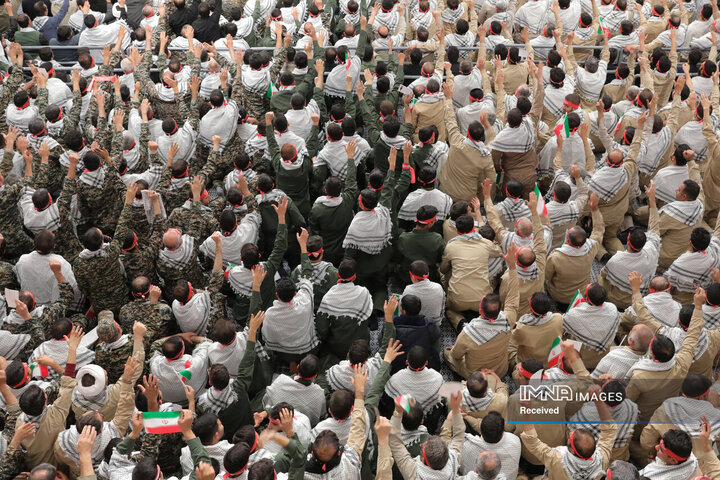 مراسم روز بسیج در حسینیه امام خمینی(ره)