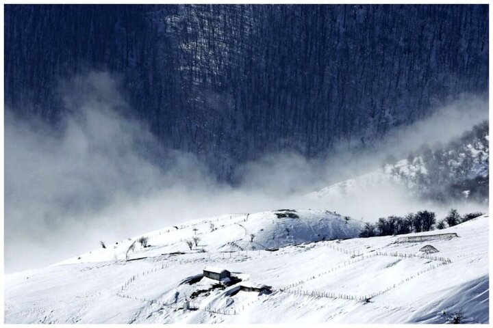 بارش برف در ارتفاعات تهران