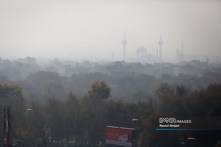 اصفهان زیر چتر آلودگی