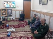 دیدار معاون هماهنگ کننده نیروی زمینی سپاه با خانواده شهید محمدحسین سواری