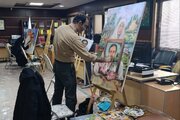 شانزدهمین کارگاه نقاشی با موضوع شهید دکتر مجید شهریاری