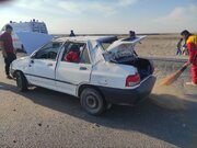 واژگونی پراید محور انارک به نایین یک کشته و ۲ مصدوم برجای گذاشت