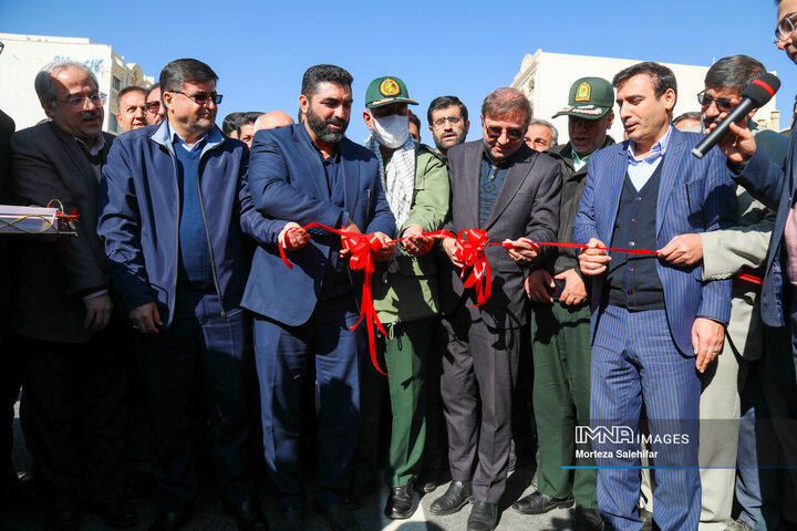 تقاطع غیرهمسطح «شهدای خدمت» تکمیل و افتتاح شد