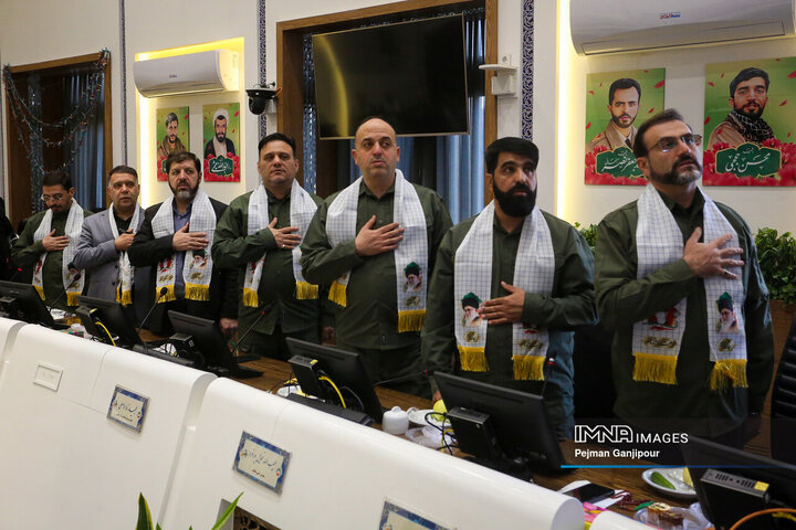 نشست صمیمانه اعضای شورای اسلامی شهر با فرماندهان پایگاه‌های بسیج شهرداری اصفهان