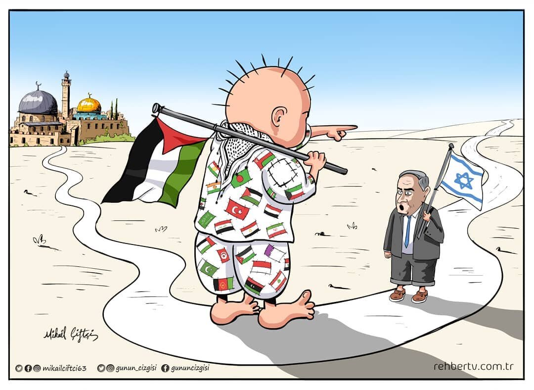 روز بین‌المللی همبستگی با مردم فلسطین + کاریکاتور