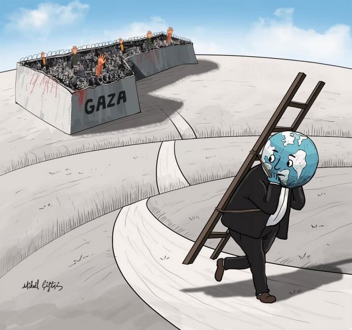 روز بین‌المللی همبستگی با مردم فلسطین + کاریکاتور