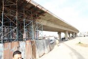 پیشرفت فیزیکی پل سه‌راه جویبار-ساری از ۹۵ درصد عبور کرد