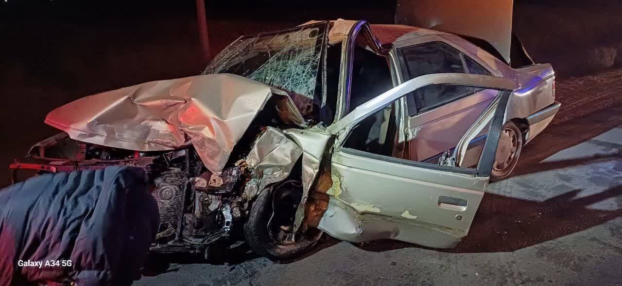 تصادف زنجیره‌ای در اتوبان تهران_قم ۱۱ مصدوم برجای گذاشت+ عکس