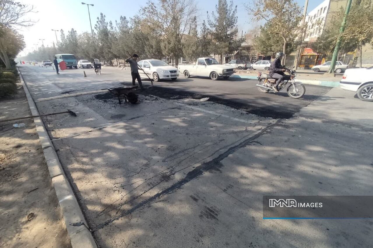 اجرای طرح گسترده ارتقای ایمنی ترافیکی در منطقه ۱۴ اصفهان