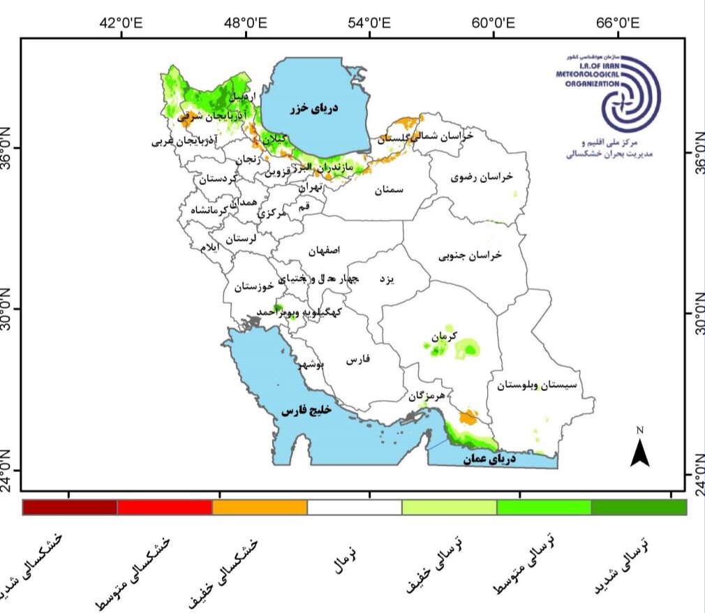 وضعیت بارندگی ایران در سال زراعی ۱۴۰۴ | پیش‌بینی بارش استان ها و تحلیل کارنامه بارش کشور