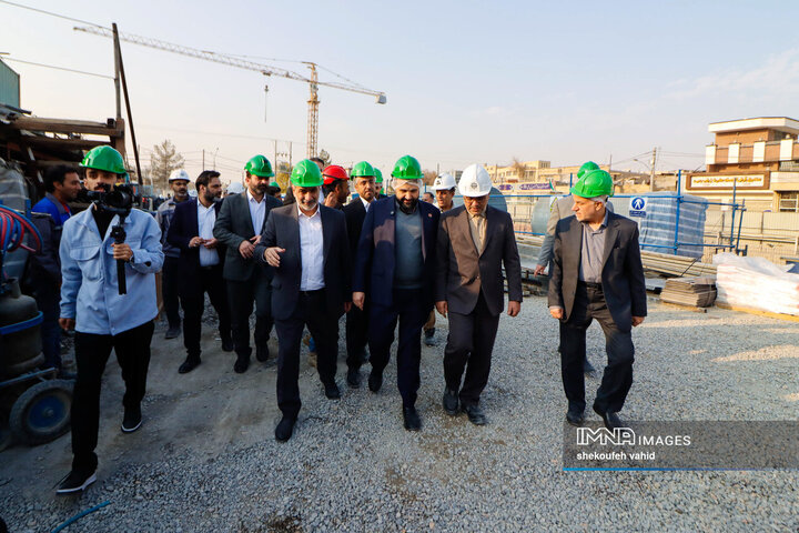 بازدید مدیران شهری و بانک شهر از پروژه‌های شهر اصفهان