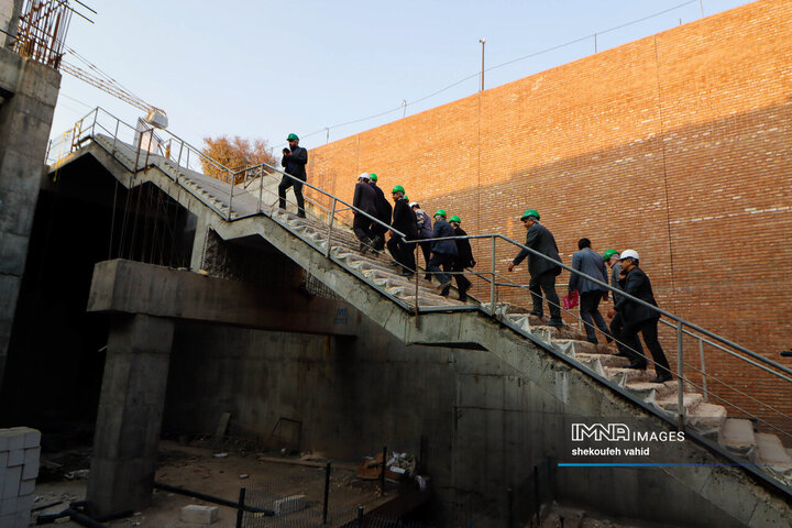 بازدید مدیران شهری و بانک شهر از پروژه‌های شهر اصفهان