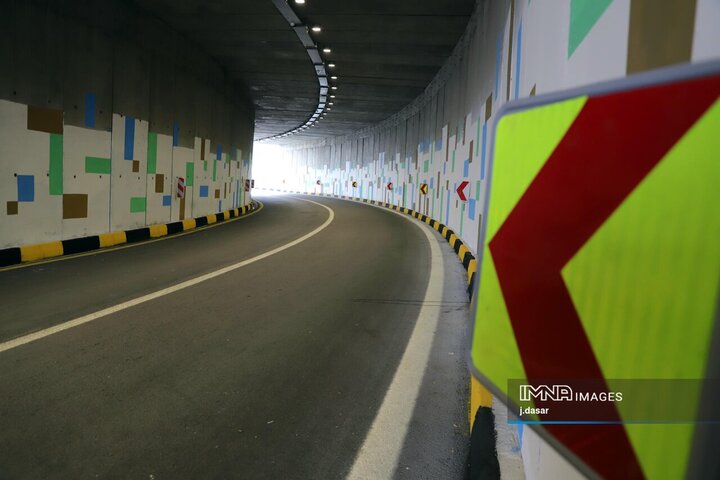 افتتاح پروژه تقاطع غیرهمسطح تکیه و چمن سنندج