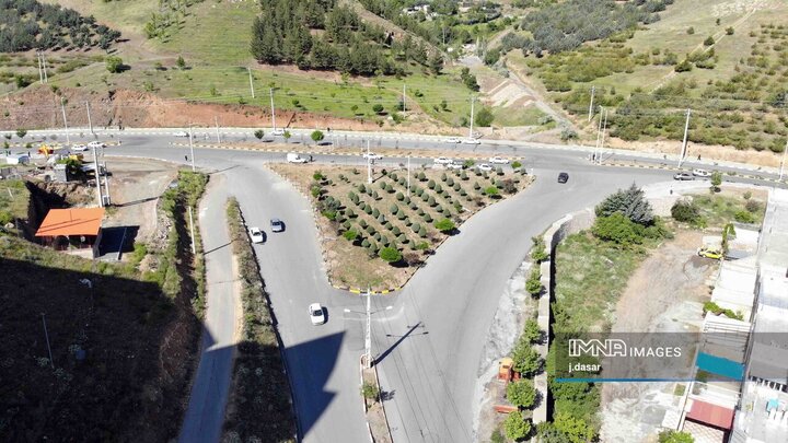 افتتاح پروژه تقاطع غیرهمسطح تکیه و چمن سنندج