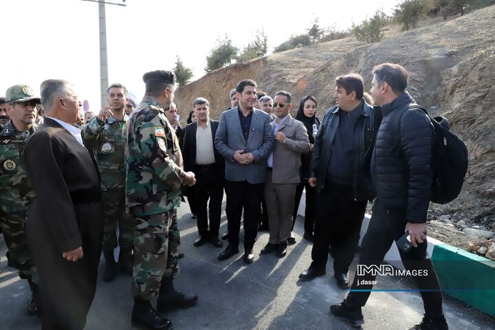 افتتاح پروژه تقاطع غیرهمسطح تکیه و چمن سنندج