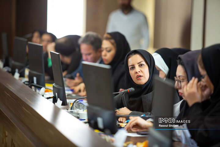 نشست خبری مدیر منطقه 12 شهرداری اصفهان