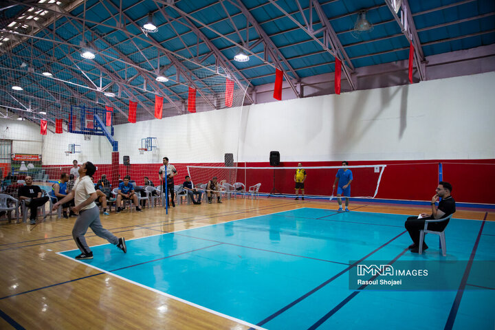 مسابقات بدمینتون کارکنان شهرداری اصفهان