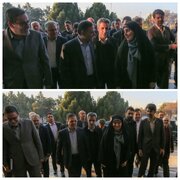 افتتاح پروژه اتصال شهرک صنعتی اشراق زنجان به شبکه ریلی