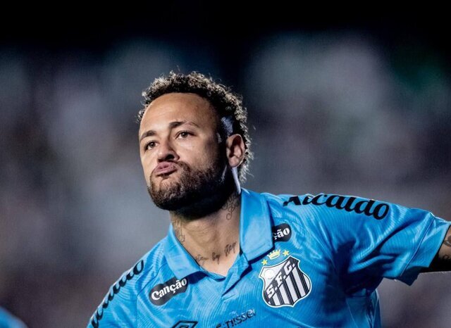 هت‌تریک نیمار برای سانتوس با پای مصدوم